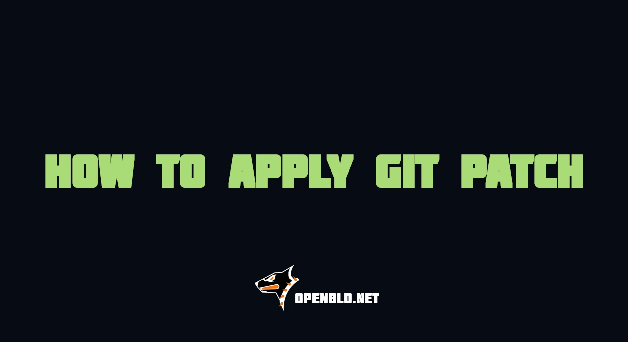 How to Apply Git Path