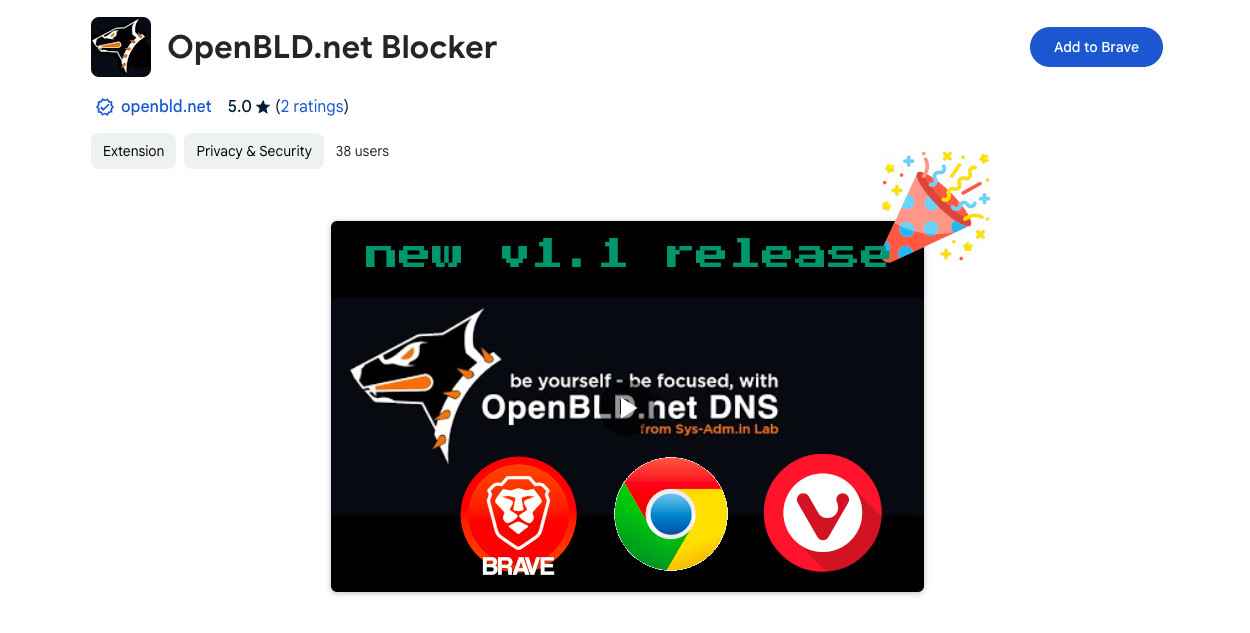 OpenBLD.net Chrome Extension v1.1 Released