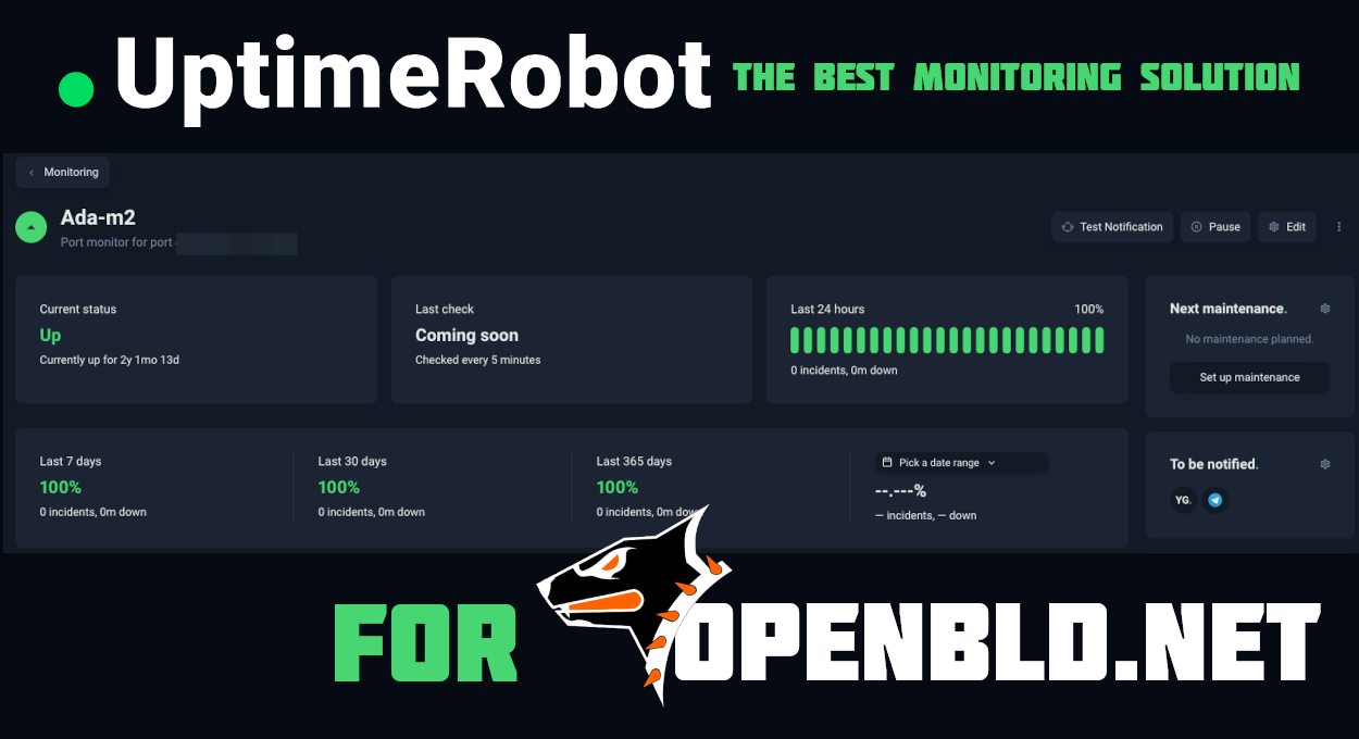 UptimeRobot OpenBLD.net support