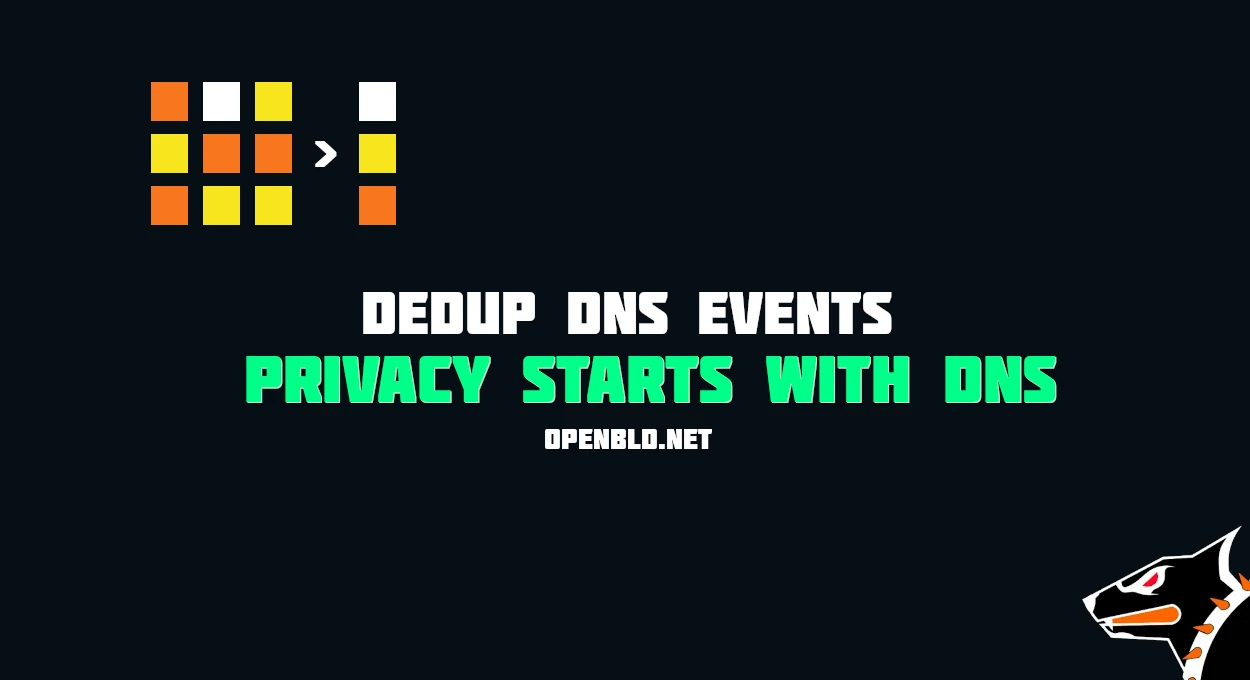 🥷 OpenBLD.net — Dedup DNS Events