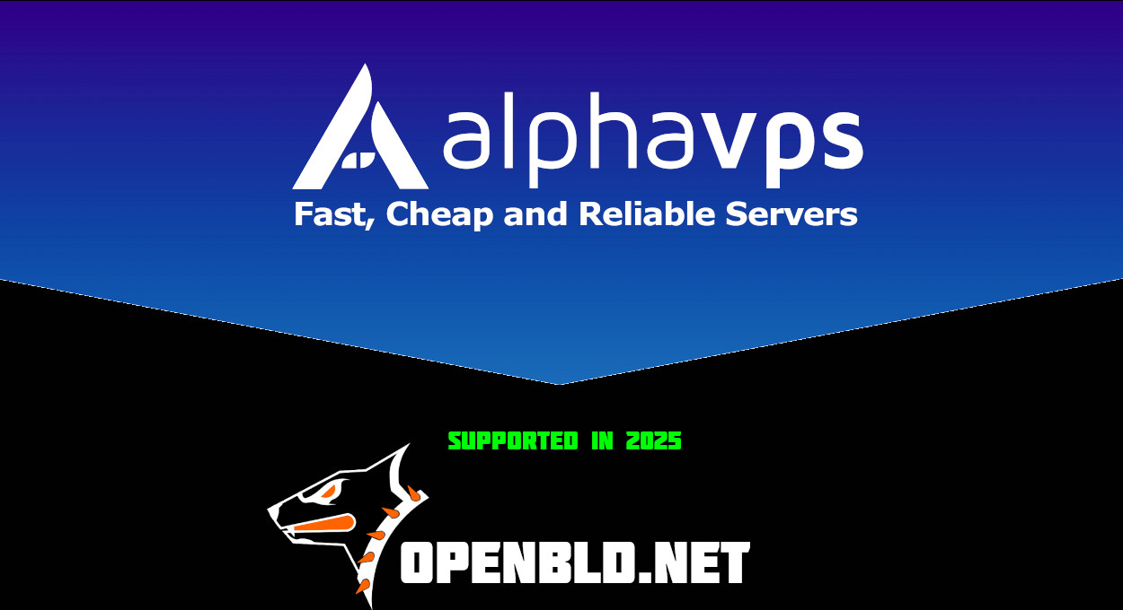 🔼 openbld and alphavps cooperation in 2025